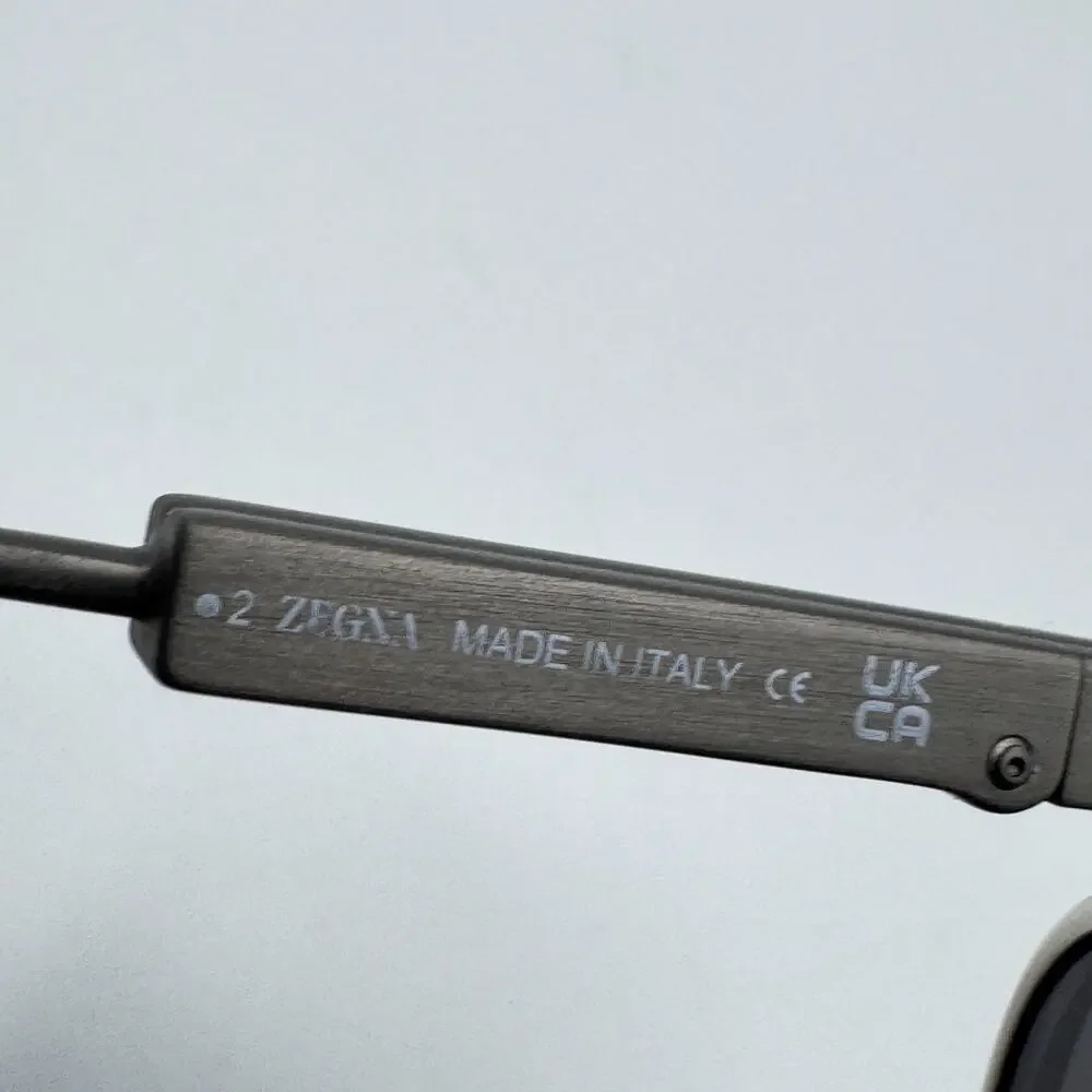 Ermenegildo Zegna Sunglasses EZ0290 09A Matte Gunmetal Frame Gray Lens 53-21-145